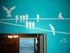Birds on Wires Mural