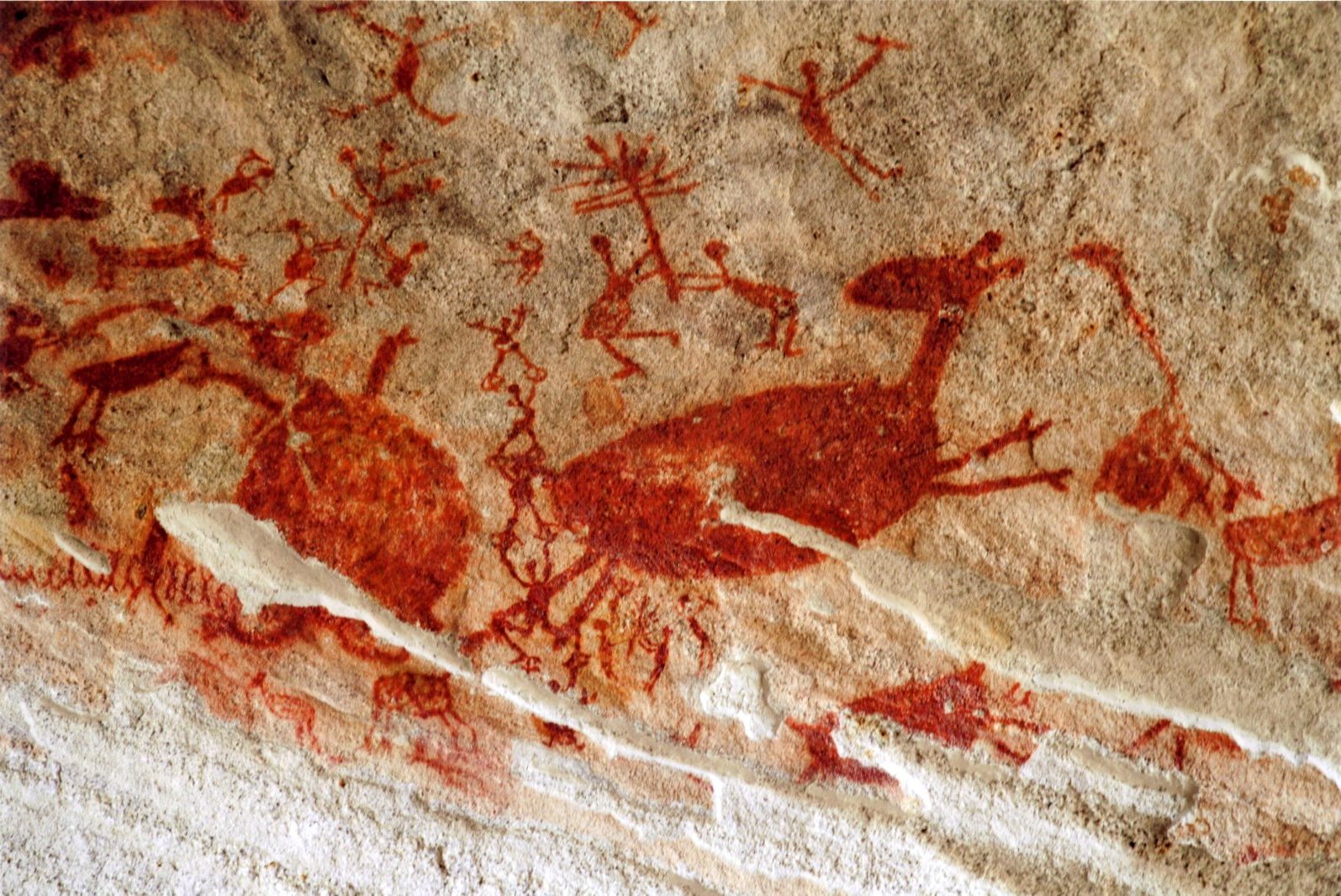 cave paintings spears